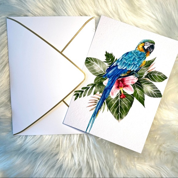 Set of Five “Amazonia Series” Elegant Greeting Cards & Luxury Envelopes - Picture 7 of 15